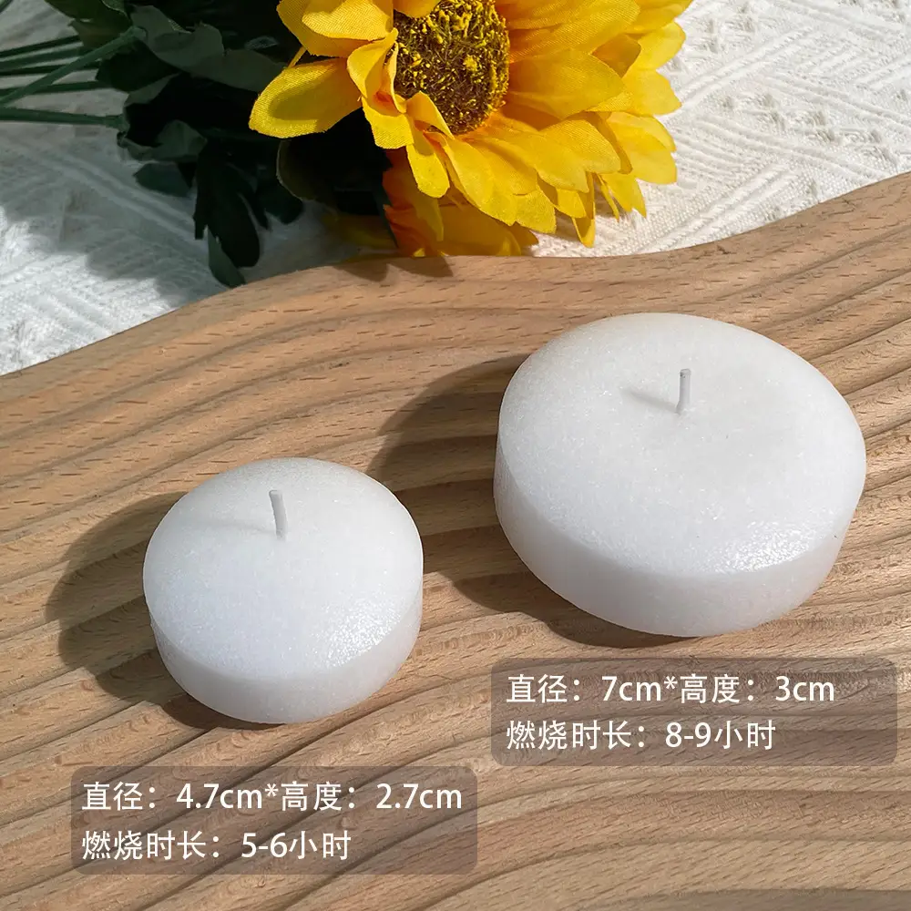 Floating Candles Float on the Water and Burn for a Long Time, Used for Wedding Decorations and Events, Smokeless Floating Candles