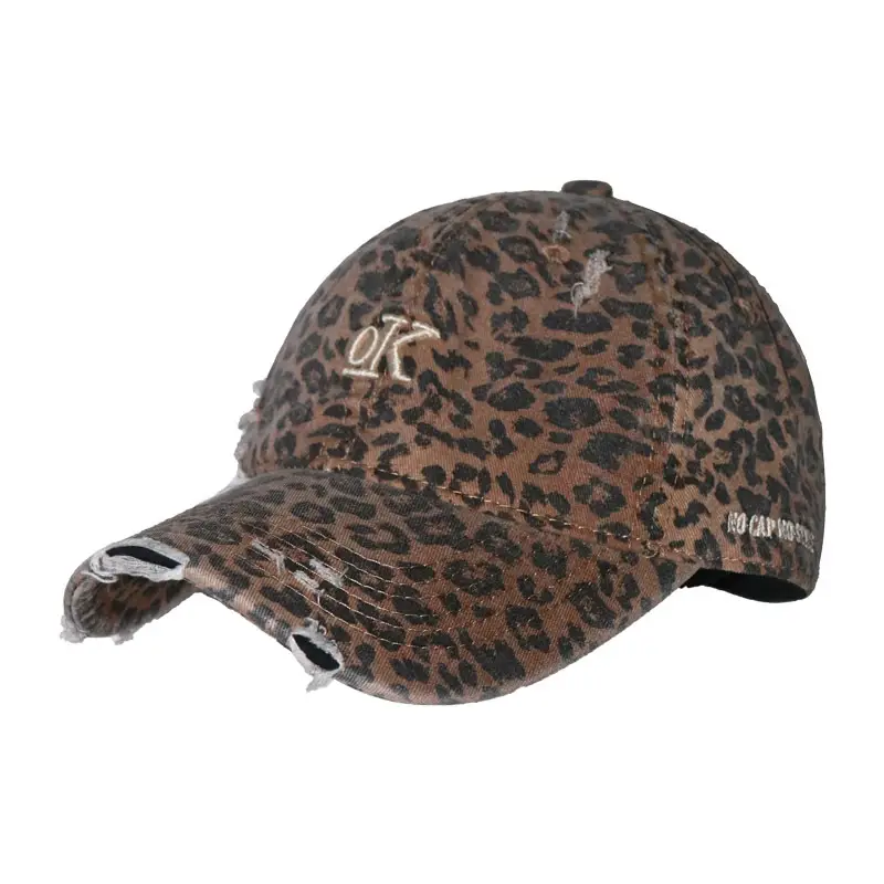 Retro Leopard Print Baseball Cap for Women - Image 6