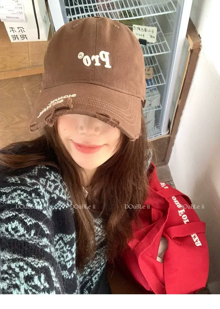 Women's Pro Letter Baseball Cap Large Grey — feature 10