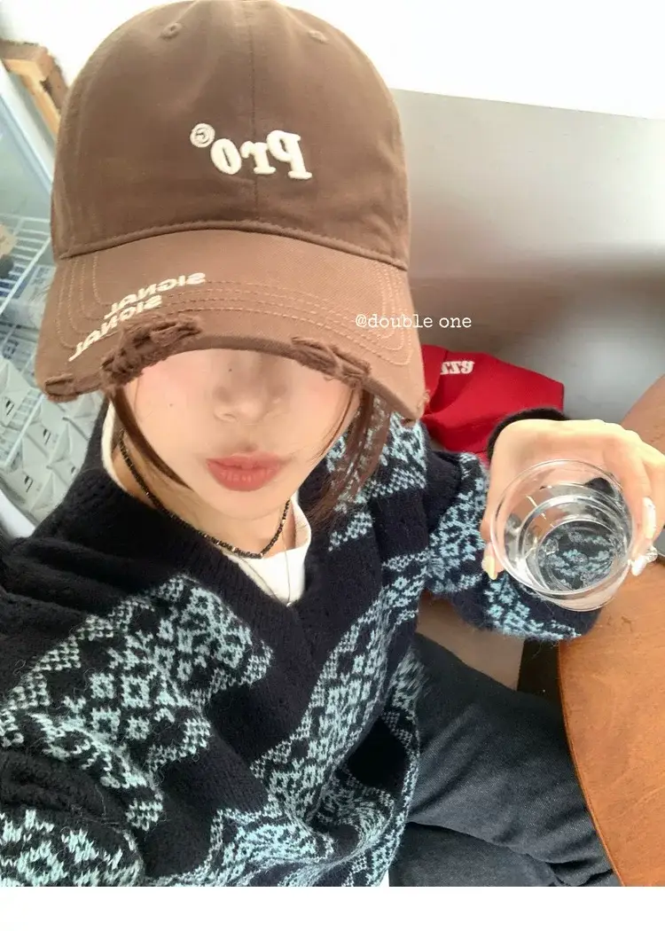 Women's Pro Letter Baseball Cap Large Grey — feature 11