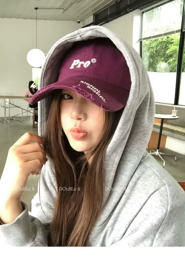 Women's Pro Letter Baseball Cap Large Grey — feature 17
