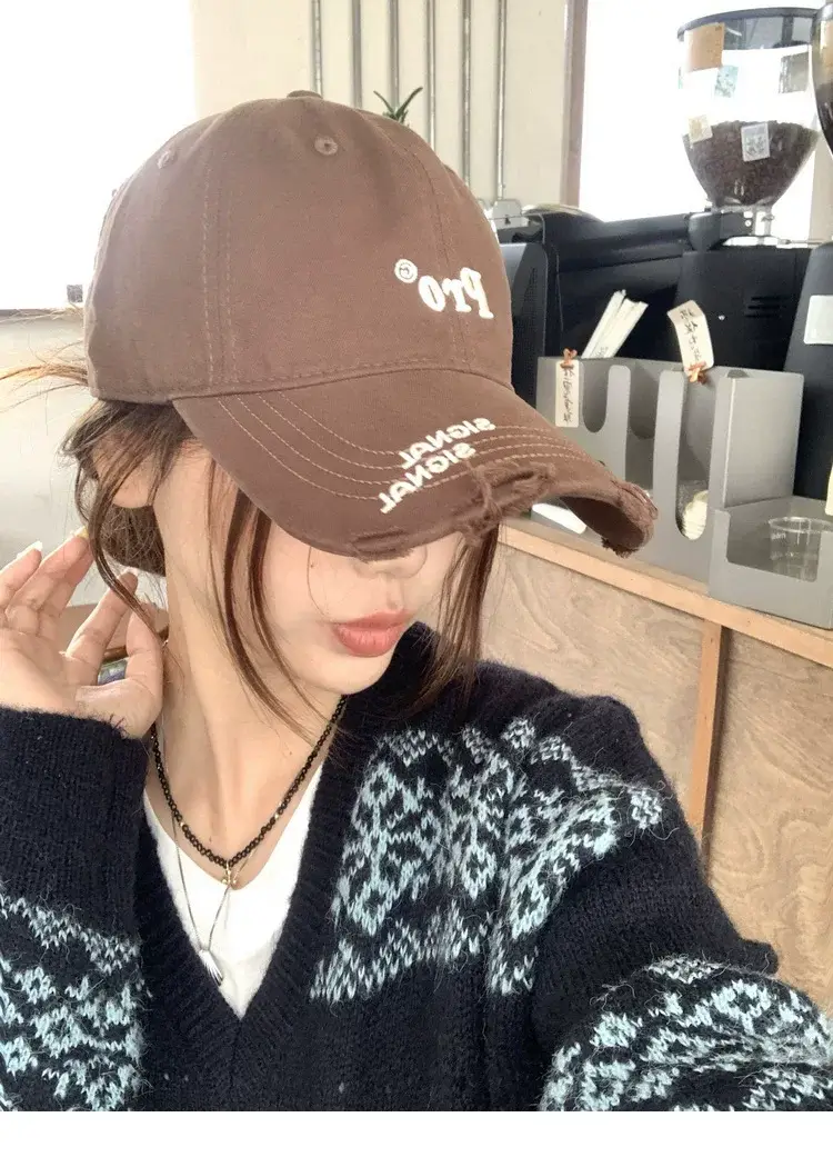 Women's Pro Letter Baseball Cap Large Grey — feature 25