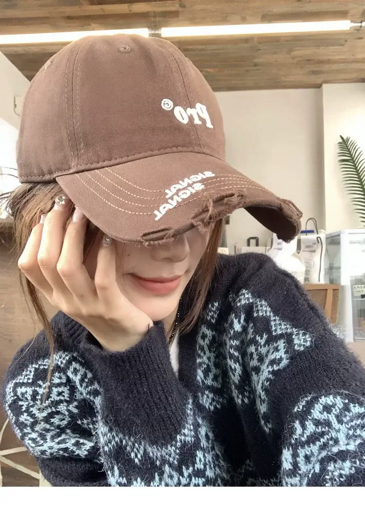 Women's Pro Letter Baseball Cap Large Grey — feature 26