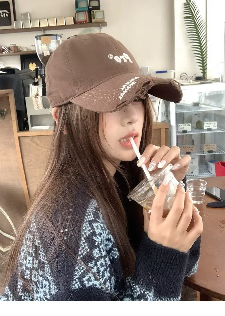 Women's Pro Letter Baseball Cap Large Grey — feature 27