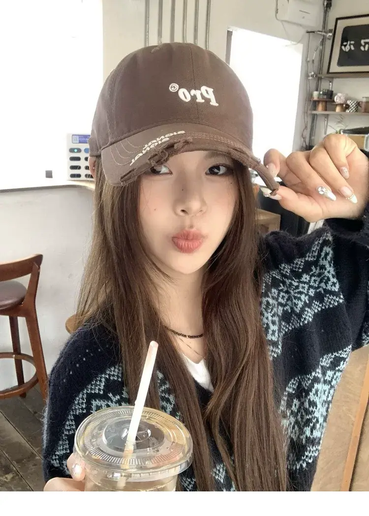 Women's Pro Letter Baseball Cap Large Grey — feature 28