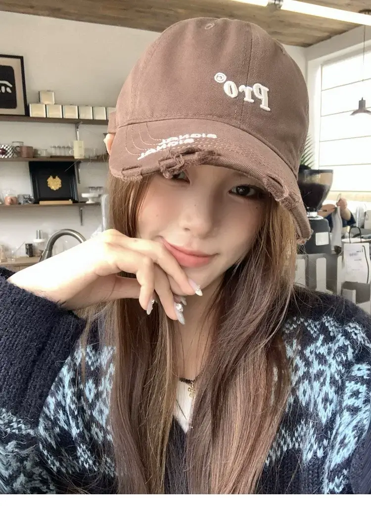 Women's Pro Letter Baseball Cap Large Grey — feature 29