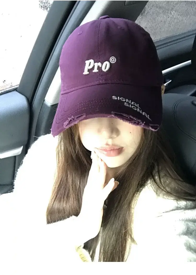 Women's Pro Letter Baseball Cap Large Grey — feature 30