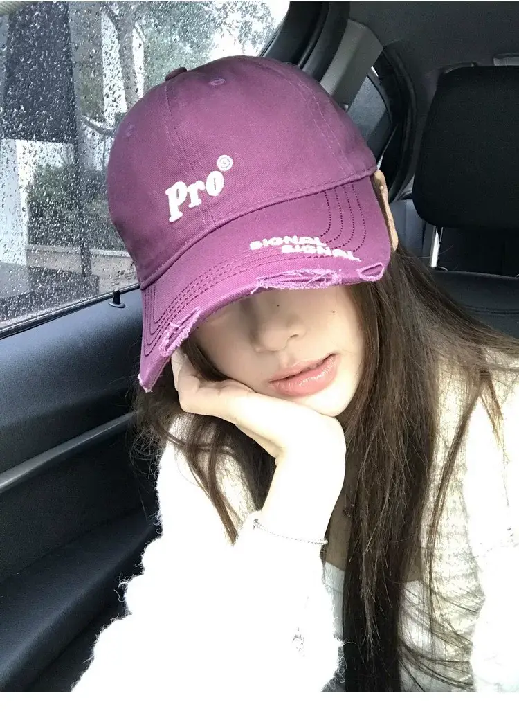 Women's Pro Letter Baseball Cap Large Grey — feature 31