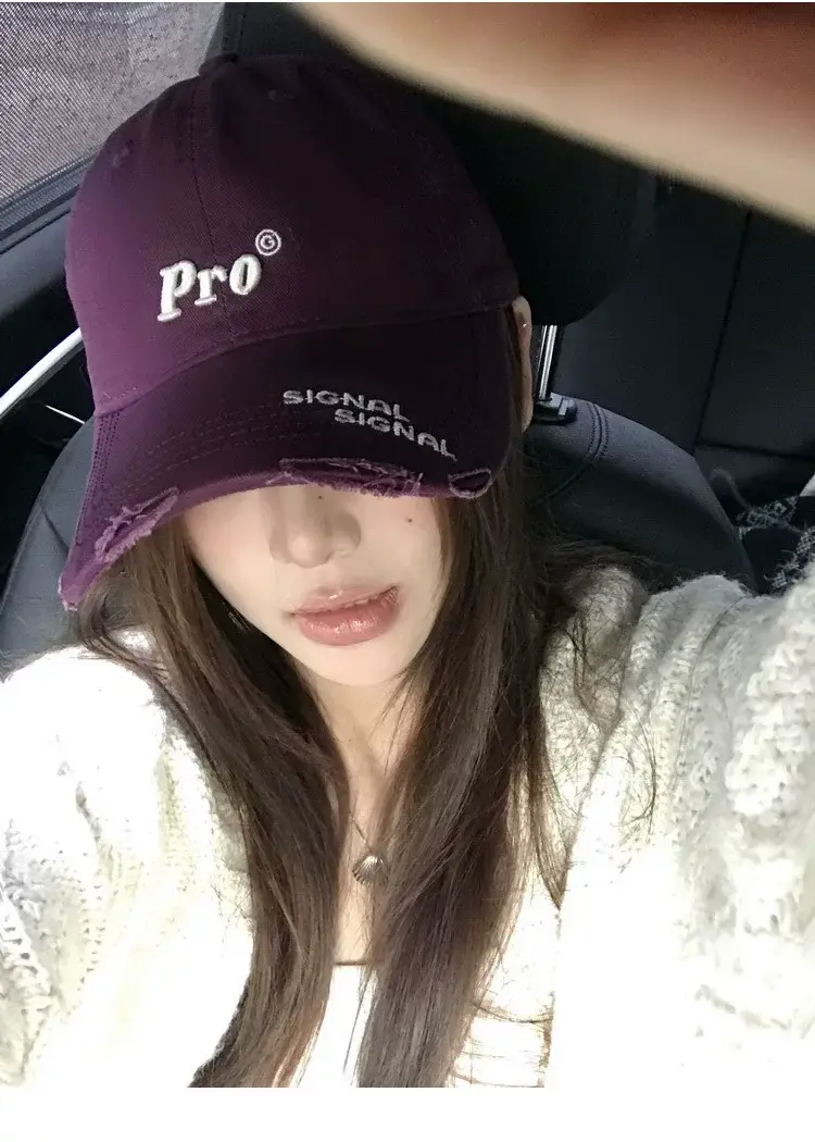 Women's Pro Letter Baseball Cap Large Grey — feature 32