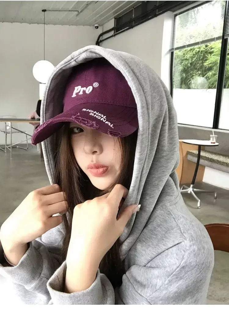 Women's Pro Letter Baseball Cap Large Grey — feature 33