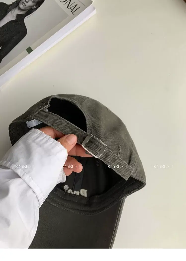 Women's Pro Letter Baseball Cap Large Grey — feature 37