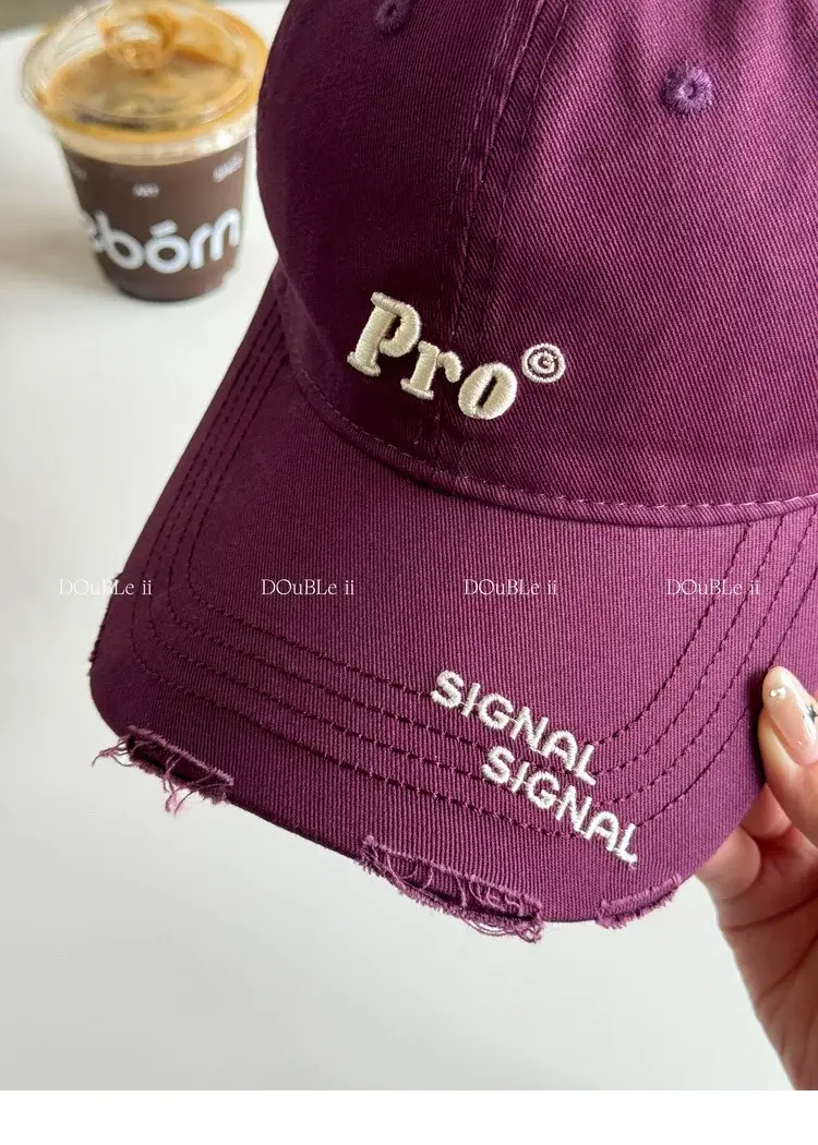 Women's Pro Letter Baseball Cap Large Grey — feature 49