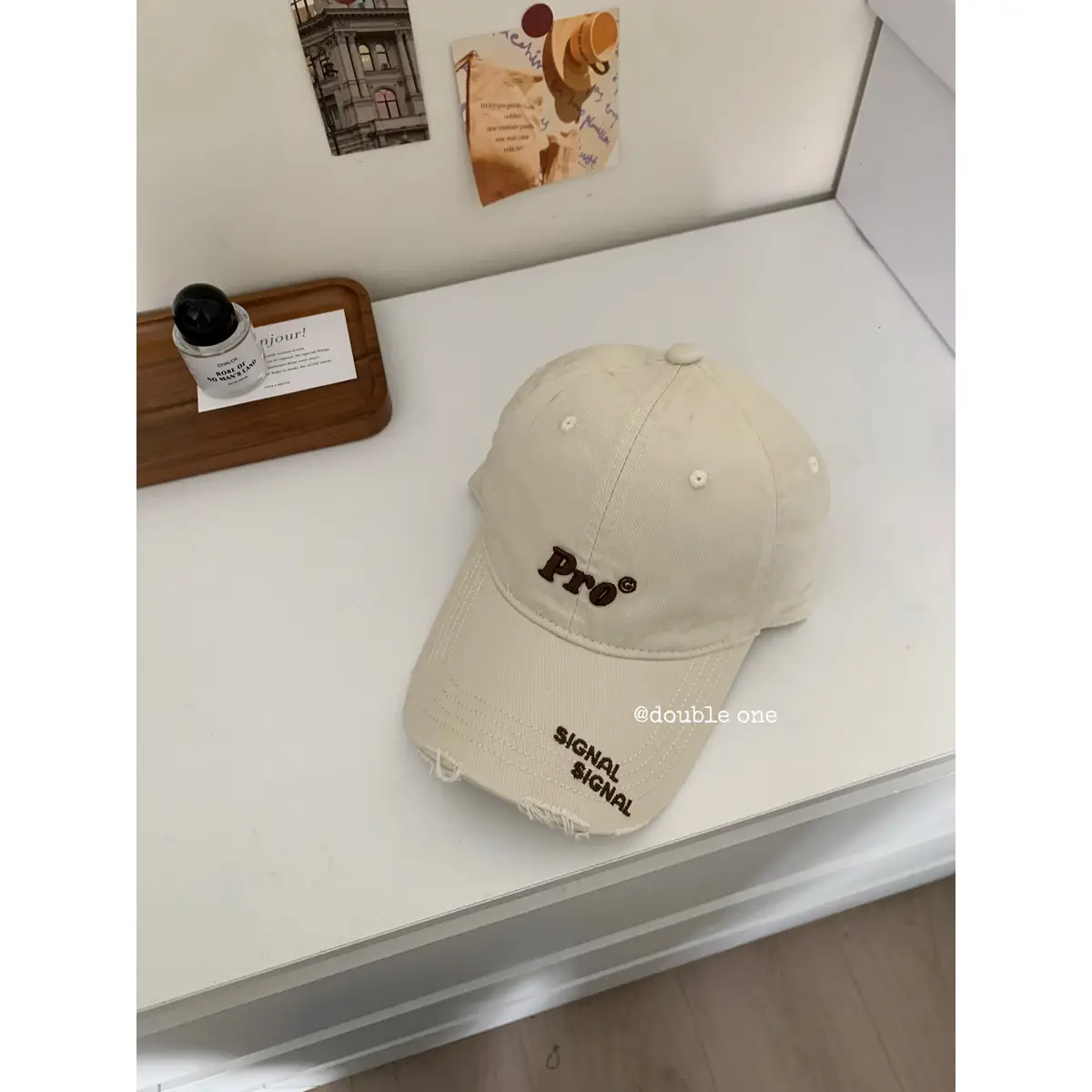 Women's Pro Letter Baseball Cap Large Grey - Image 5