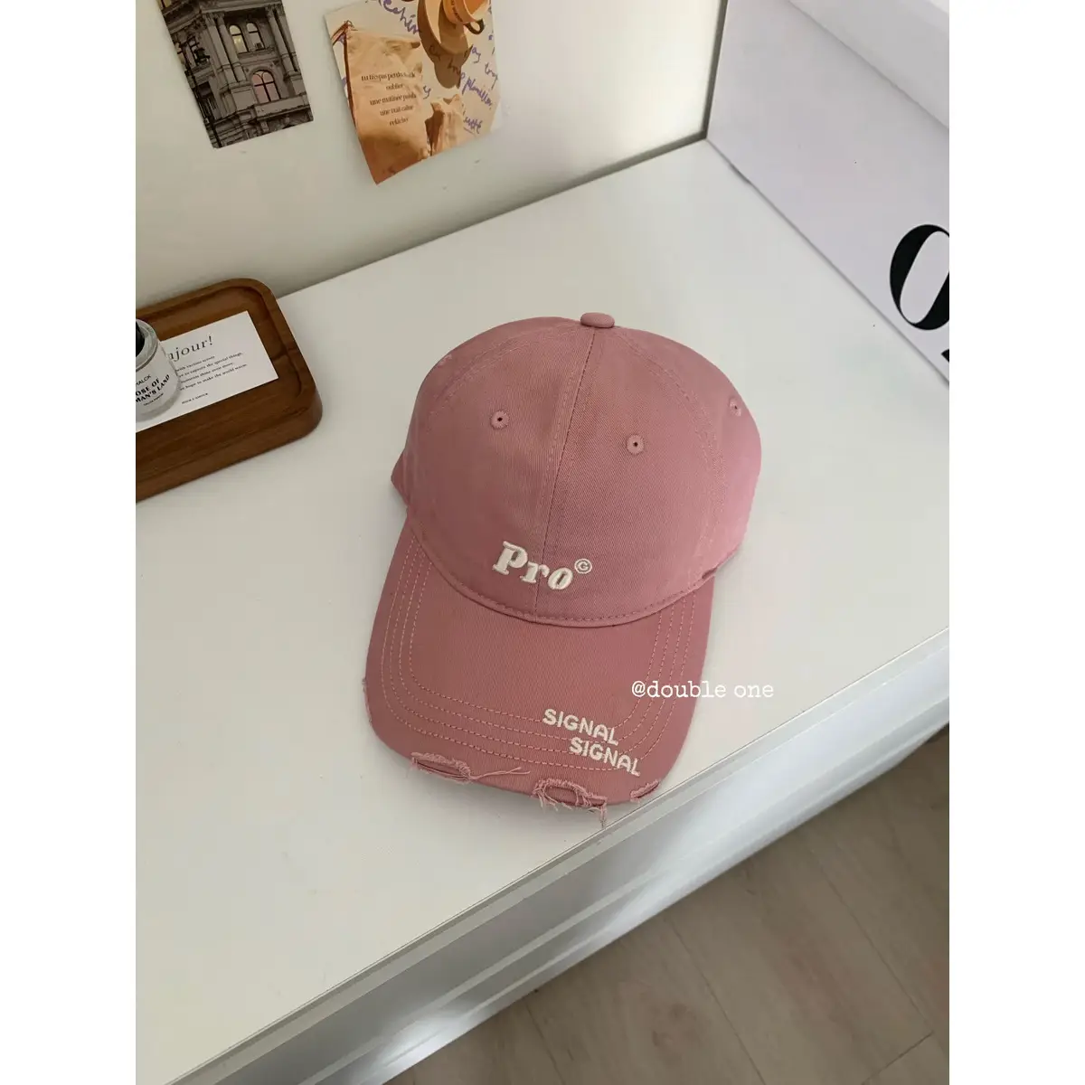 Women's Pro Letter Baseball Cap Large Grey - Image 6