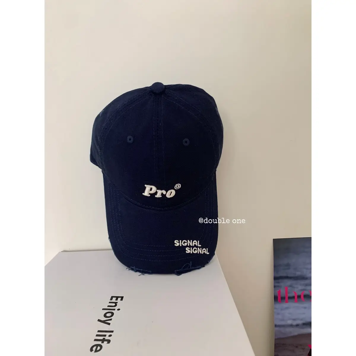 Women's Pro Letter Baseball Cap Large Grey - Image 7