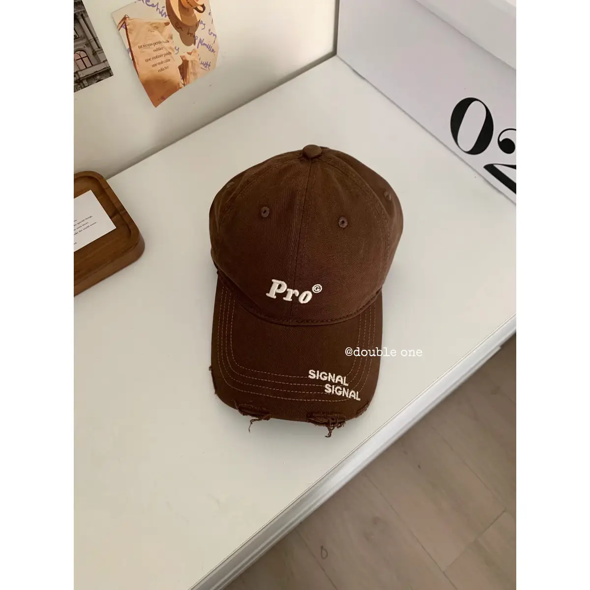 Women's Pro Letter Baseball Cap Large Grey - Image 8