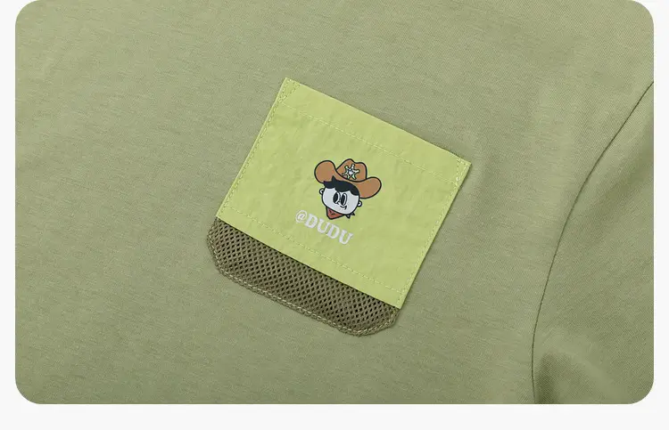 Duduija Baby T-Shirt 7A Antibacterial Striped Kids Summer — feature 24