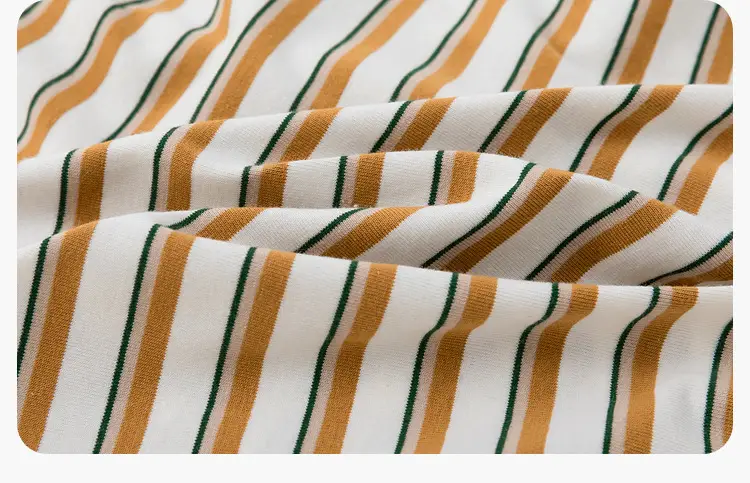 Duduija Baby T-Shirt 7A Antibacterial Striped Kids Summer — feature 26