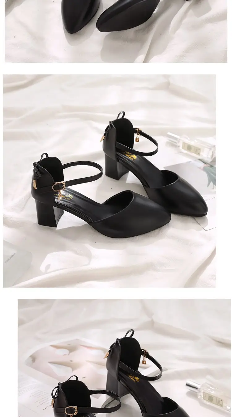 Black Chunky Heel Women's Sandals 2025 Fairy Style — feature 10