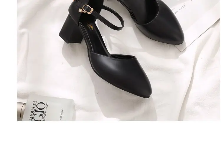 Black Chunky Heel Women's Sandals 2025 Fairy Style — feature 12