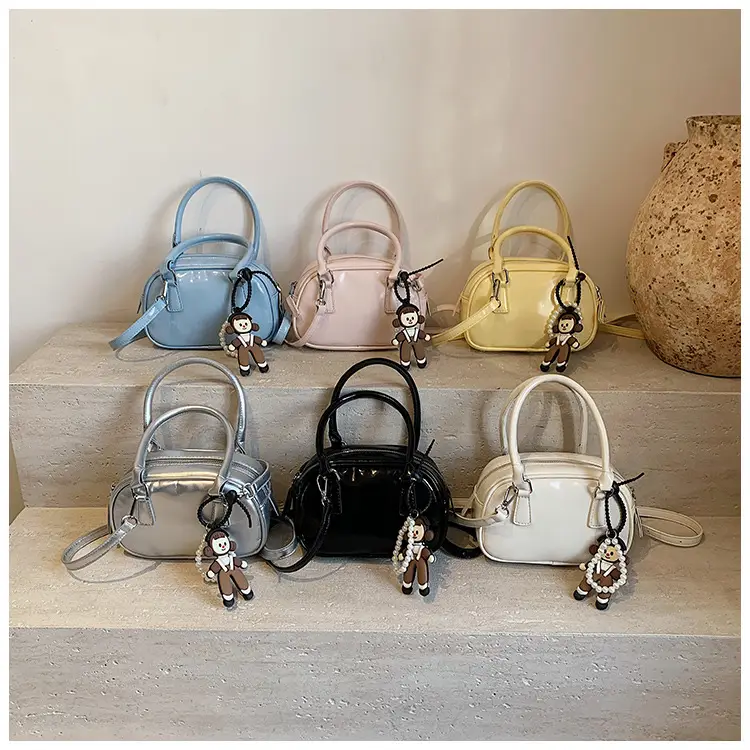 Silver High-End Satchel Bag for Women — feature 1