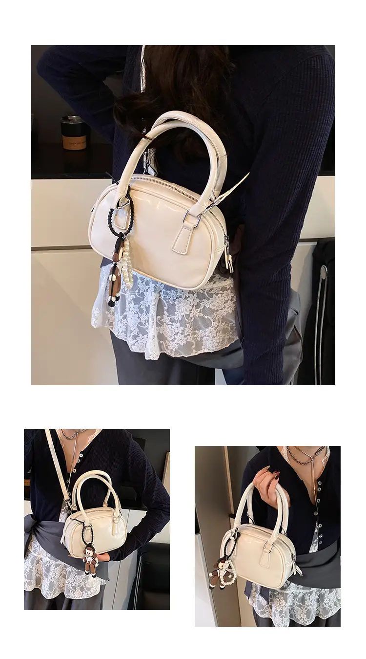 Silver High-End Satchel Bag for Women — feature 15
