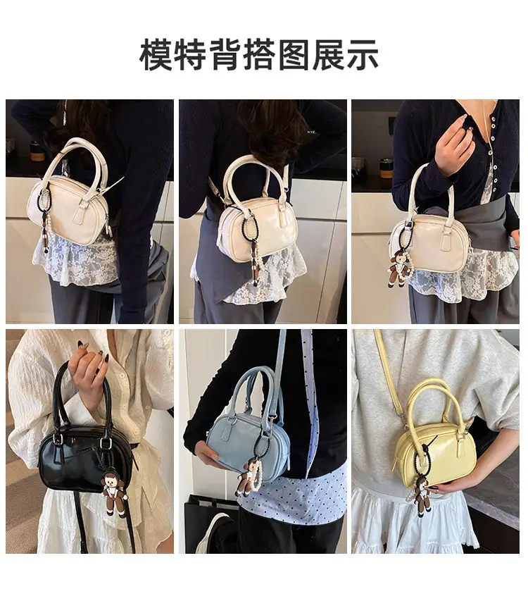 Silver High-End Satchel Bag for Women — feature 16