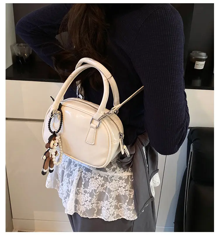 Silver High-End Satchel Bag for Women — feature 2