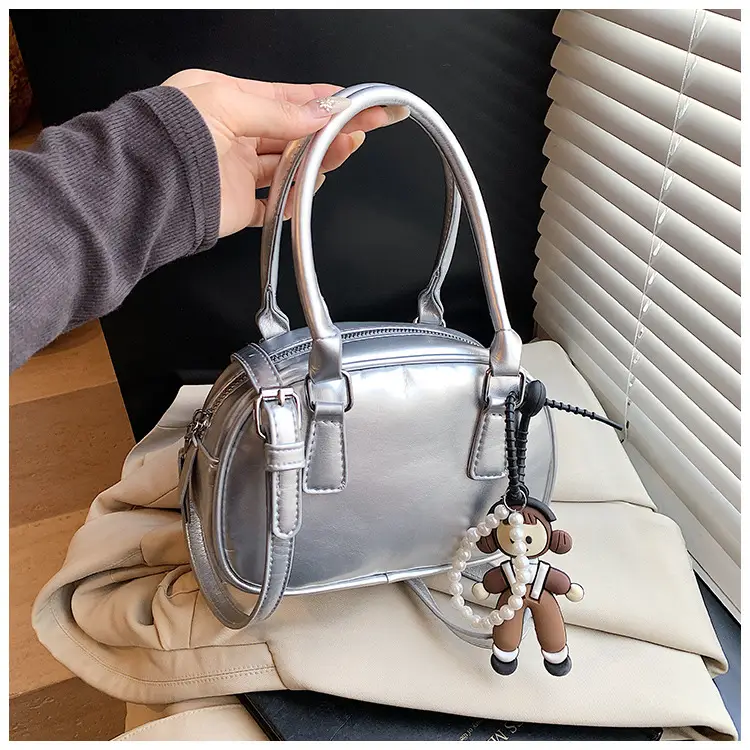 Silver High-End Satchel Bag for Women — feature 26