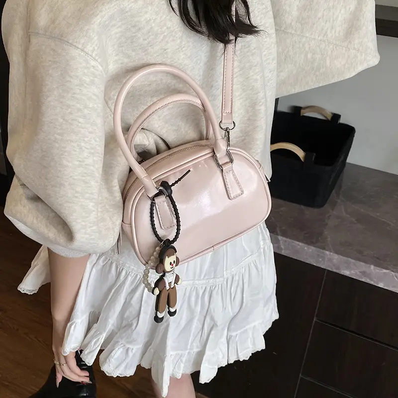 Silver High-End Satchel Bag for Women - Image 4