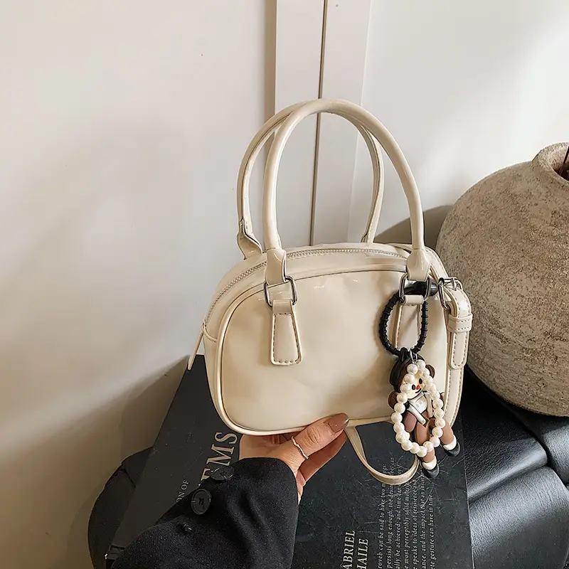 Silver High-End Satchel Bag for Women - Image 6