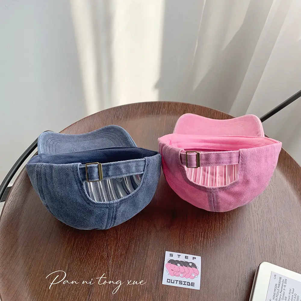 Pink Heart Embroidered Baseball Cap for Girls - Image 15