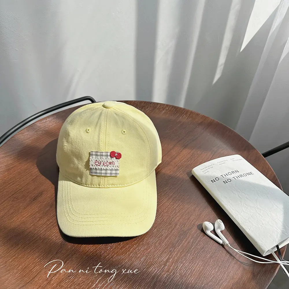 Pink Candy Baseball Cap for Girls Spring Summer Sunscreen - Image 10