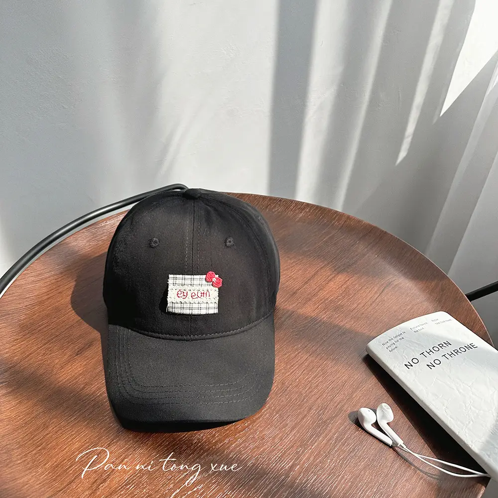 Pink Candy Baseball Cap for Girls Spring Summer Sunscreen - Image 5