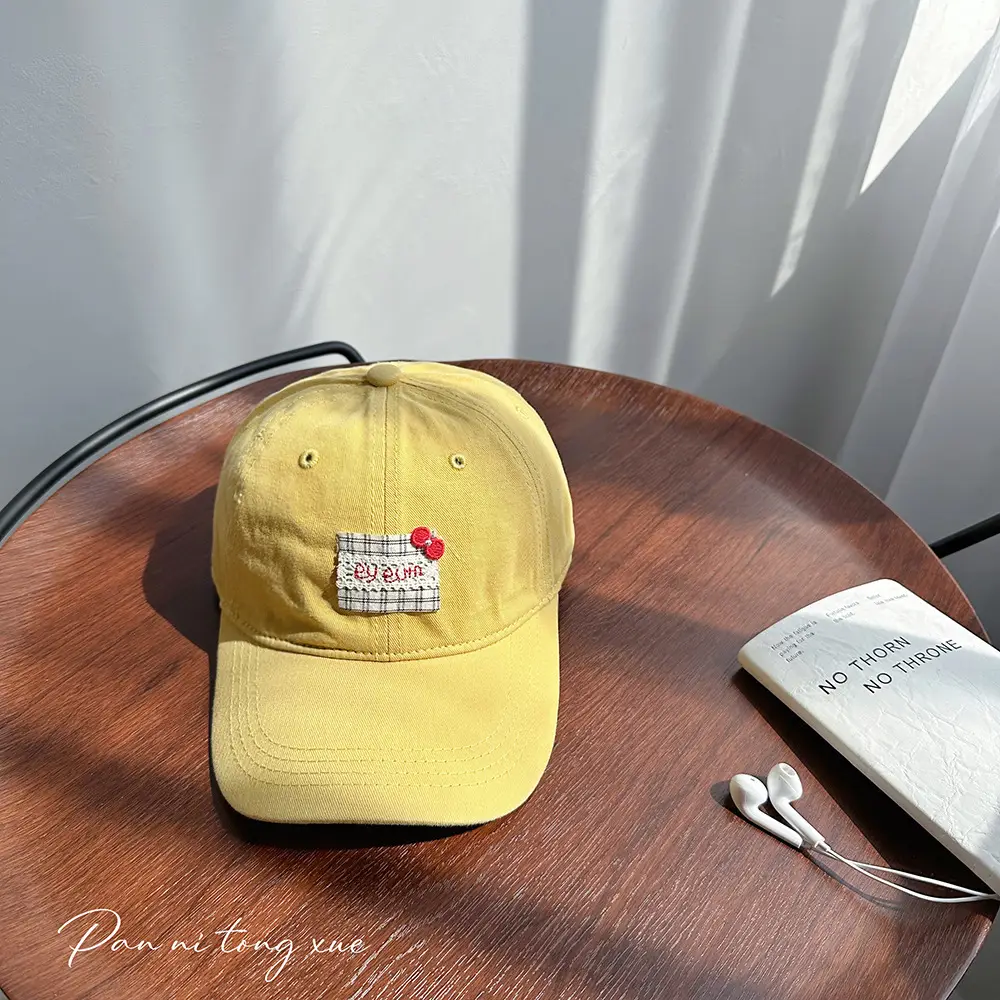 Pink Candy Baseball Cap for Girls Spring Summer Sunscreen - Image 6