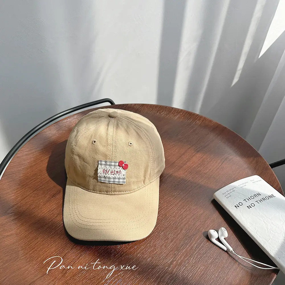 Pink Candy Baseball Cap for Girls Spring Summer Sunscreen - Image 8