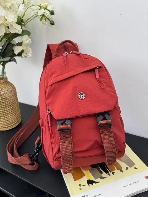Men's Yellow Korean Style Backpack Large Capacity - Image 9