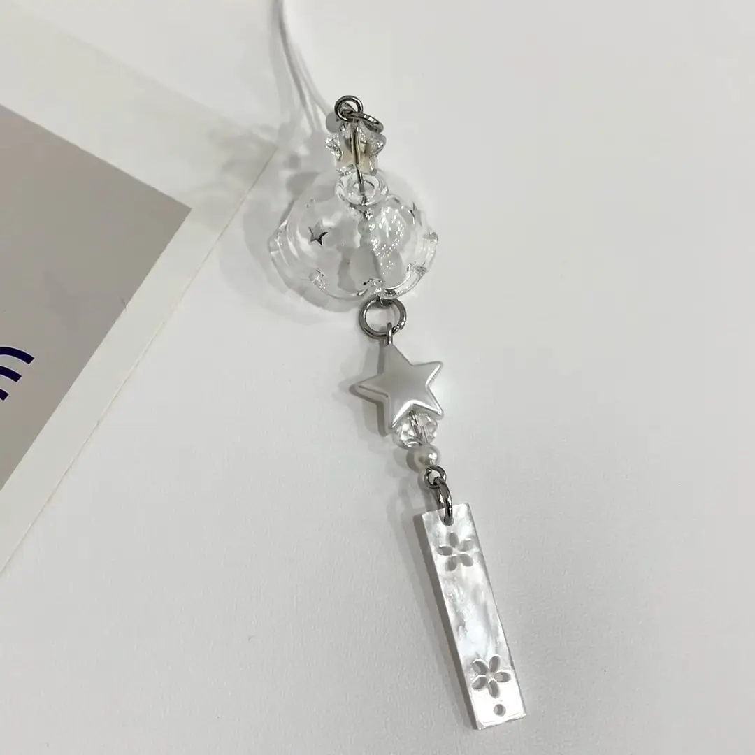 Ins Five-Pointed Star Wind Chime Mobile Phone Case Pendant - Image 4