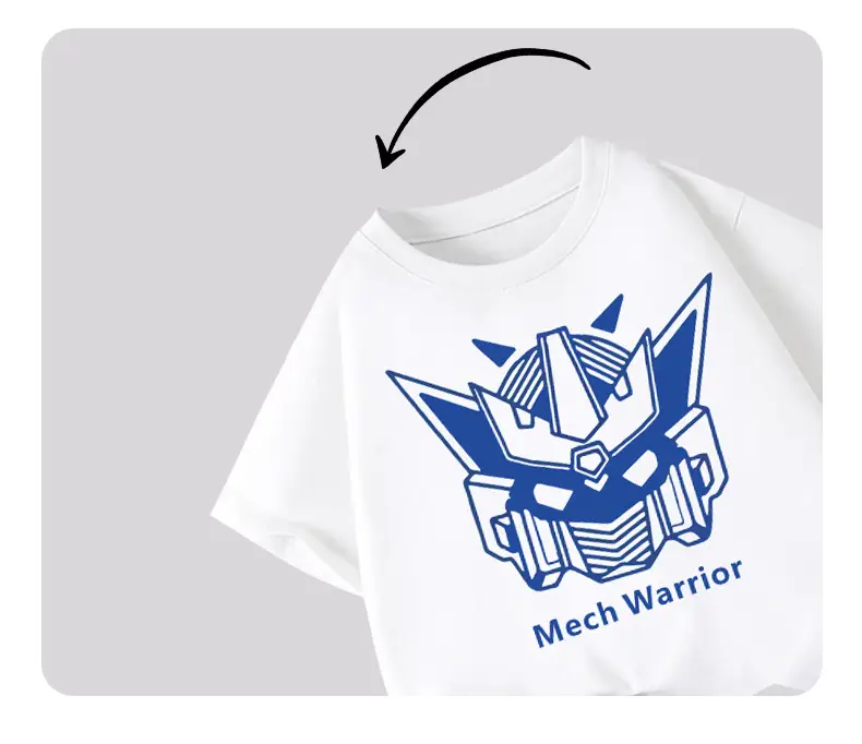 Boys T-Shirt Black Blue Mech Warrior 2026 — feature 3