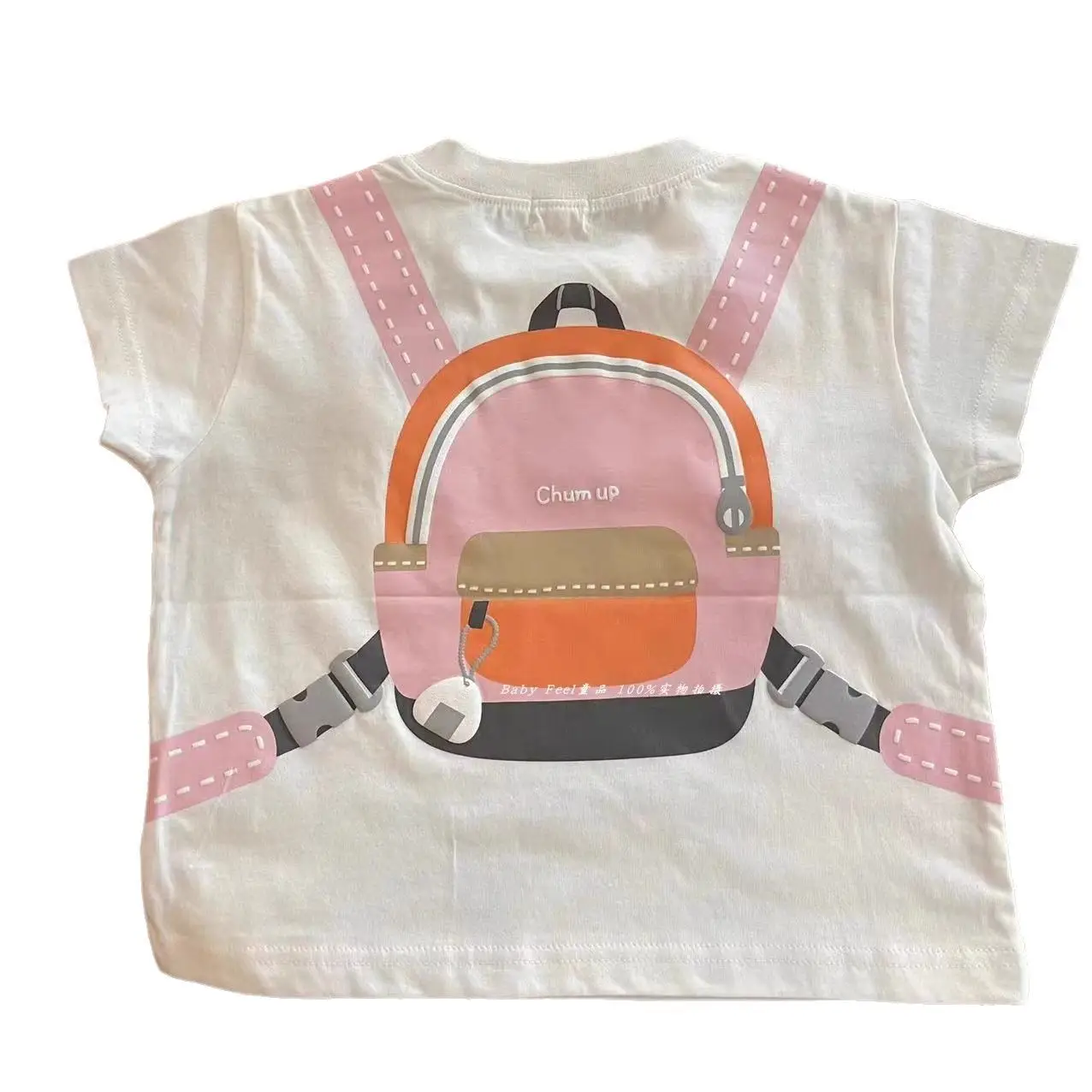 Boys Cartoon Backpack T-Shirt 2025 Summer - Image 6