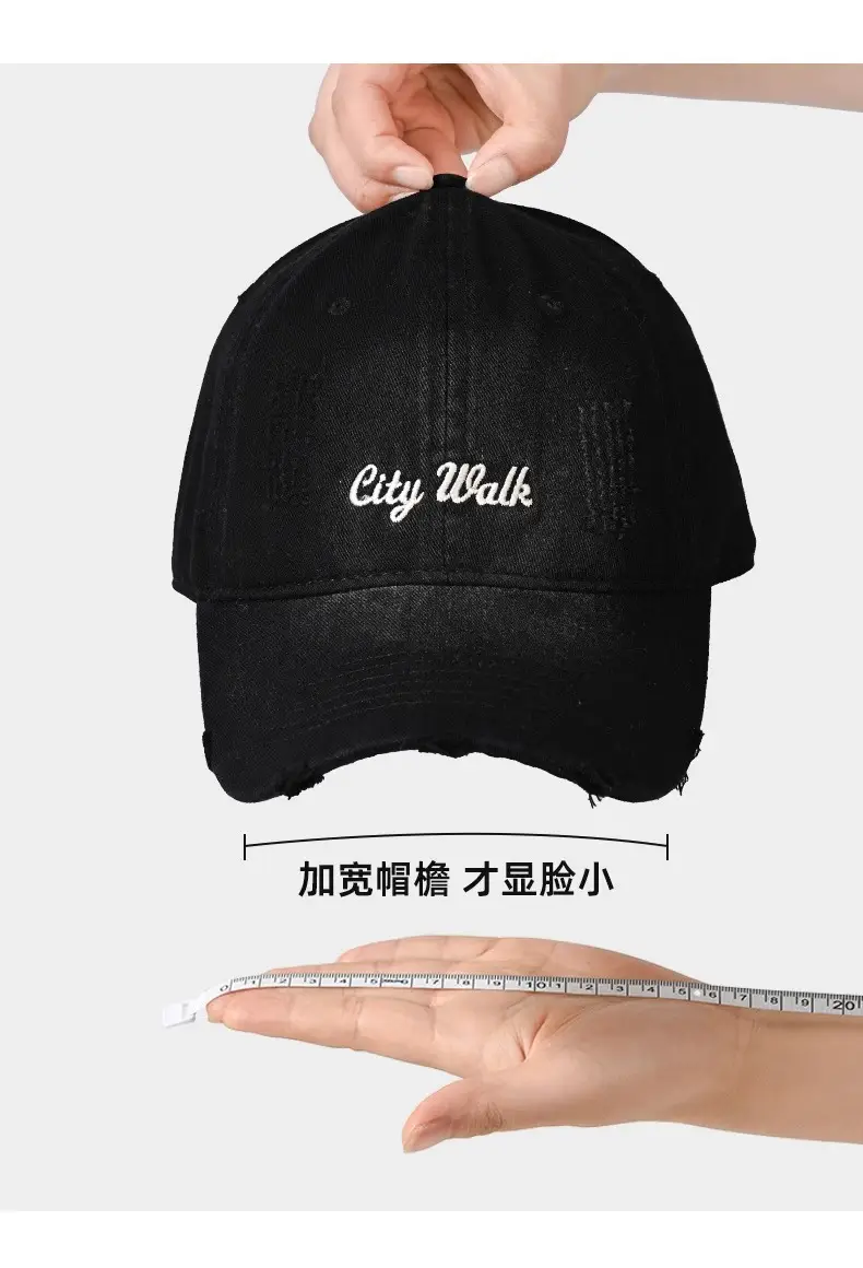 Pink Women's Wide Brim Baseball Cap with Comfort Fit — feature 19