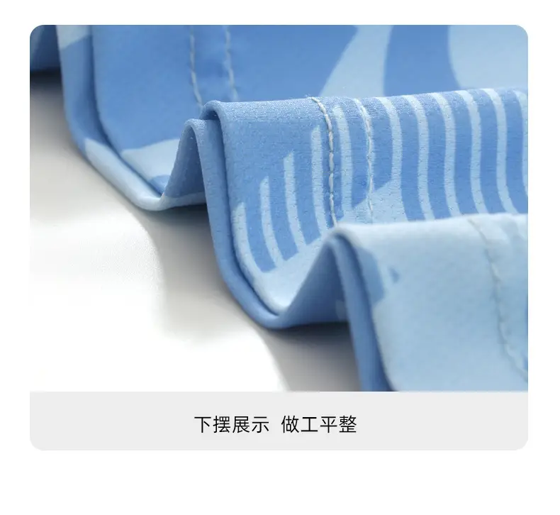 Children Ice Silk Mesh T-Shirt Blue Orange Summer — feature 15