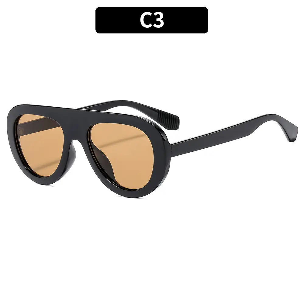 Men Sunscreen Sunglasses Brown Tinted C8 - Image 3