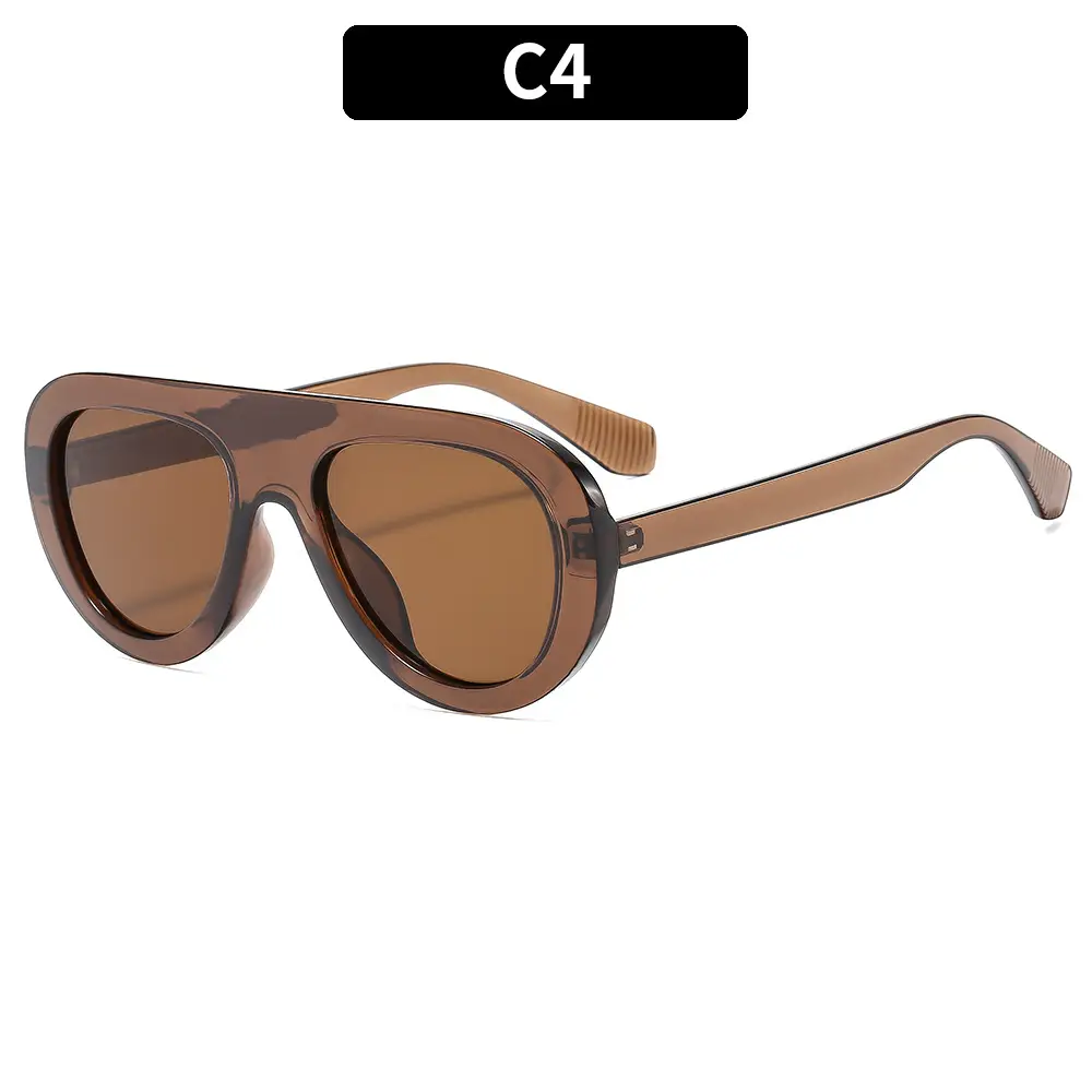Men Sunscreen Sunglasses Brown Tinted C8 - Image 4