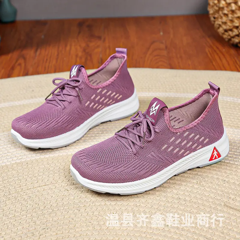 New Work Men's and Women's Same Shoes Non-slip Walking Shoes Men's Sports Casual Running Shoes Soft Bottom Breathable Mesh Shoes - Image 5