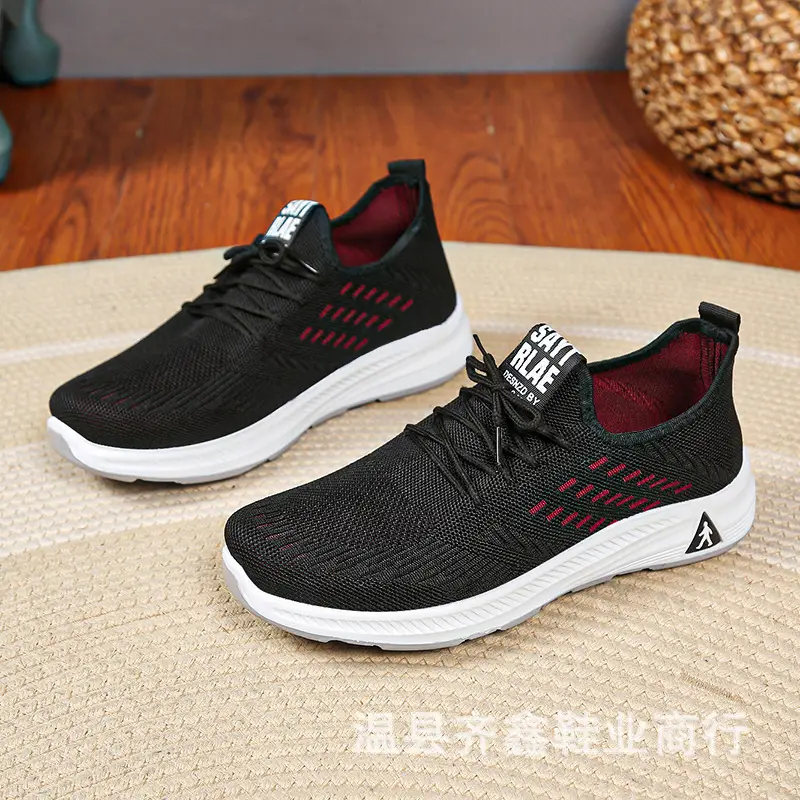 New Work Men's and Women's Same Shoes Non-slip Walking Shoes Men's Sports Casual Running Shoes Soft Bottom Breathable Mesh Shoes - Image 6