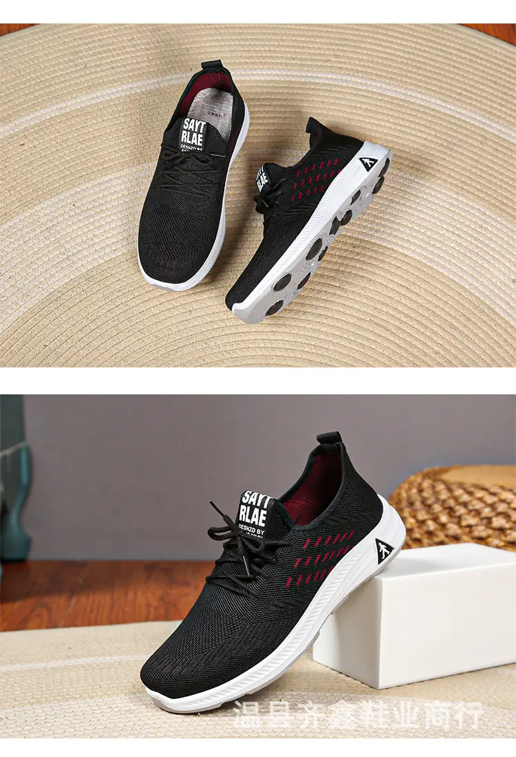 New Work Men's and Women's Same Shoes Non-slip Walking Shoes Men's Sports Casual Running Shoes Soft Bottom Breathable Mesh Shoes — feature 14