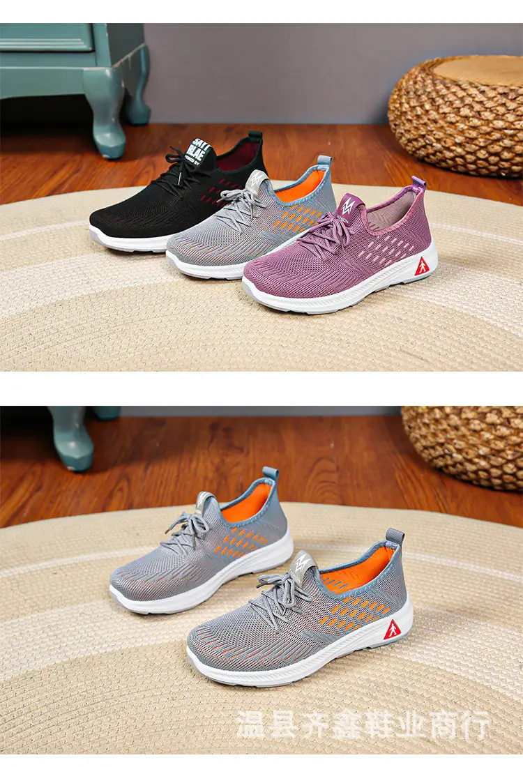 New Work Men's and Women's Same Shoes Non-slip Walking Shoes Men's Sports Casual Running Shoes Soft Bottom Breathable Mesh Shoes — feature 7