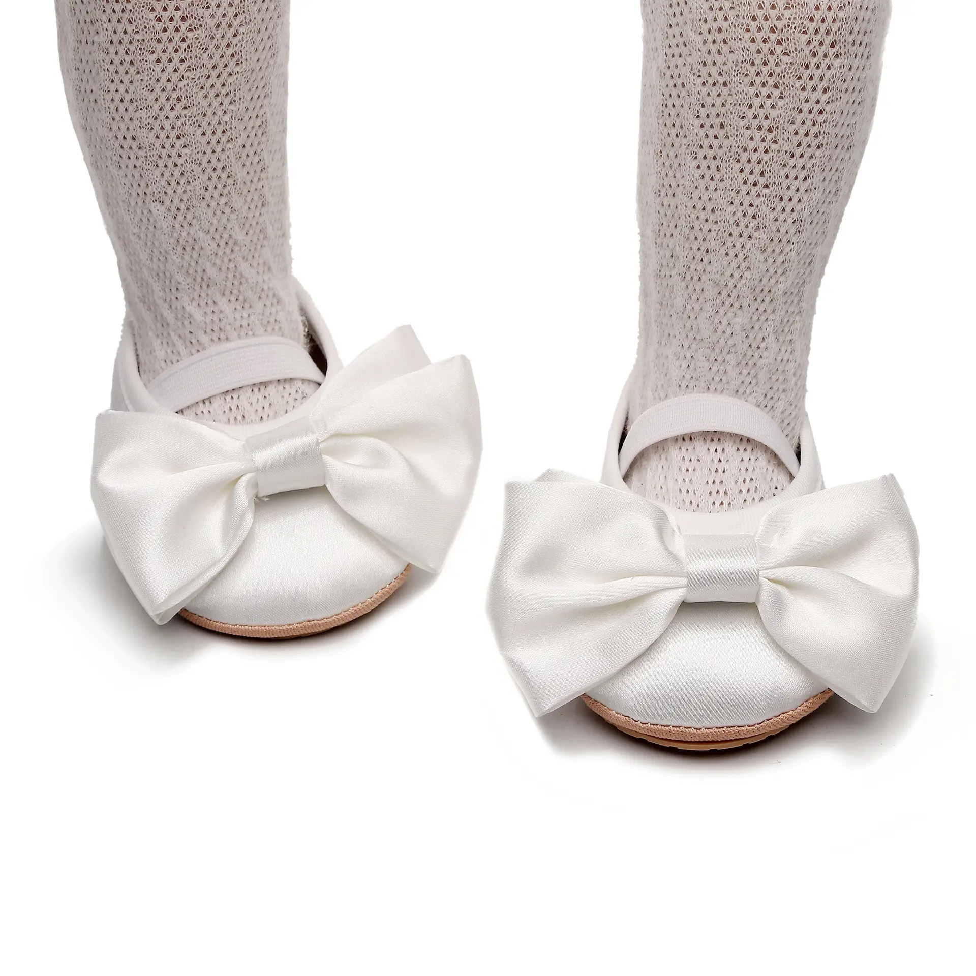 Baby Bow Shoes Black Soft Sole Spring Autumn Style