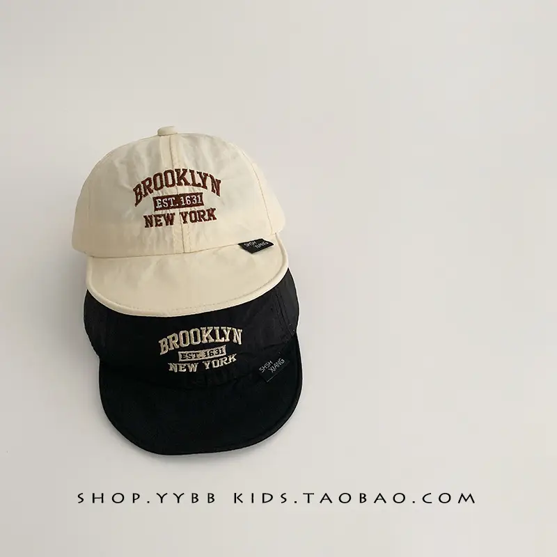 Green Brooklyn-themed Baby Cap Small - Image 9